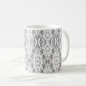 Mug Motif de géométrie abstraite gris clair (Devant droit)