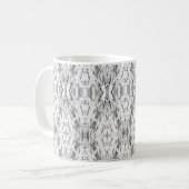Mug Motif de géométrie abstraite gris clair (Devant gauche)