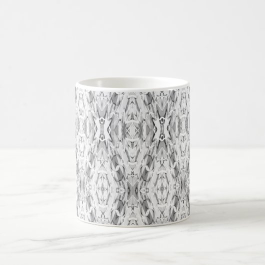 Mug Motif de géométrie abstraite gris clair (Centre)