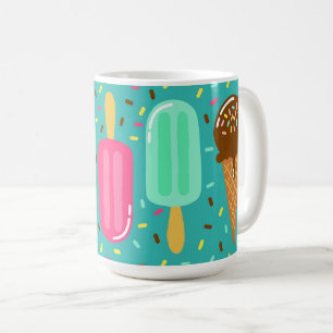 Mug Motif de glace coloré Été