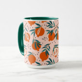 Mug Motif de grenade coloré (Devant gauche)