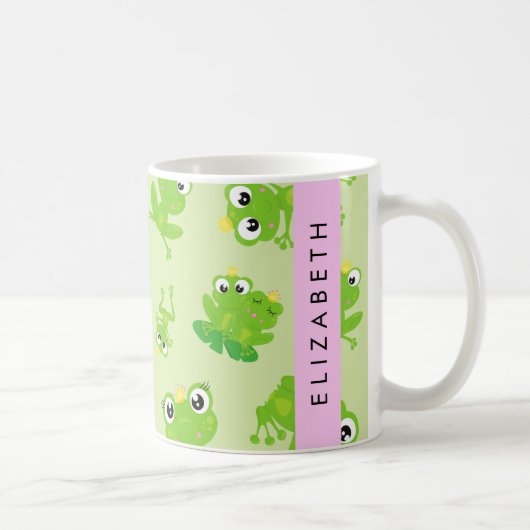 Mug Motif de grenouille, Grenouille verte, Prince de g (Droite)