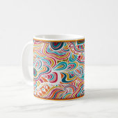 Mug Motif de gribouillage (Devant gauche)