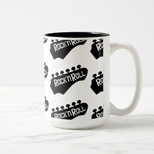 Mug Motif de guitare rock et roll