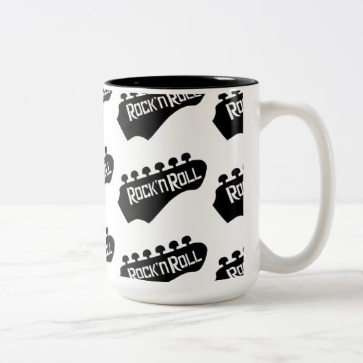 Mug Motif de guitare rock et roll (Droit)
