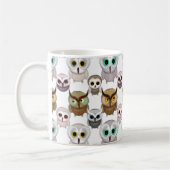 Mug Motif de hiboux illustrés adorable (Gauche)
