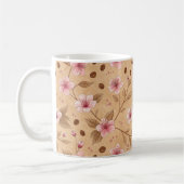 Mug Motif de housse de café Fleur de Cerisier (5) (Gauche)