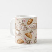 Mug Motif de housse de café Fleur de Cerisier (9) (Devant gauche)