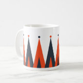 Mug Motif de jacquet bleu et rouge (Devant gauche)