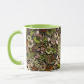 Mug Motif de jardin Fleur sauvage vert (Gauche)
