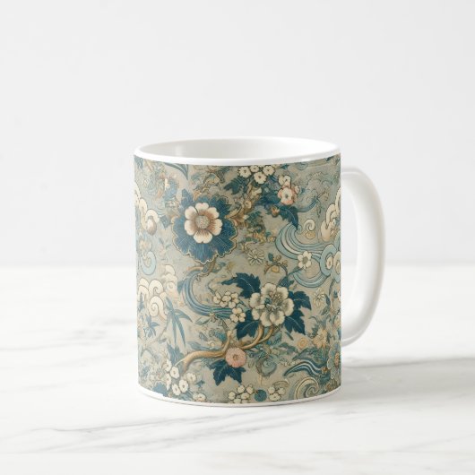 Mug Motif de jardin oriental (Devant droit)
