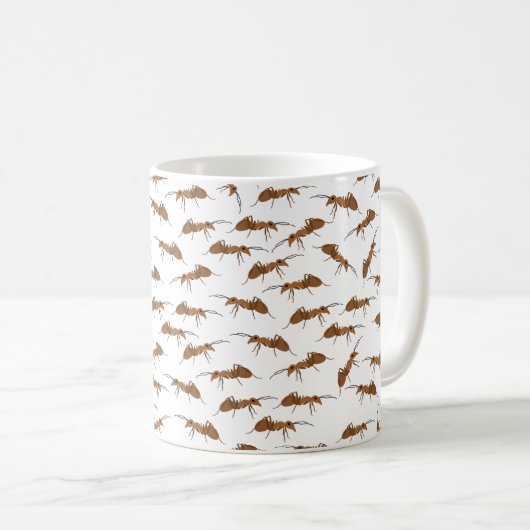 Mug Motif de jolies fourmis (Devant droit)