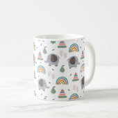 Mug Motif de jouets pour bébé mou (Devant droit)