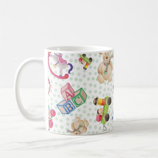 Mug Motif de jouets pour enfants (Gauche)