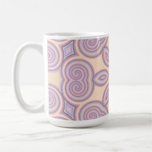 Mug Motif de Kaleidoscope Pastel Pink & Purple