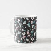 Mug Motif de koala coloré, animal mignon et floral (Devant gauche)