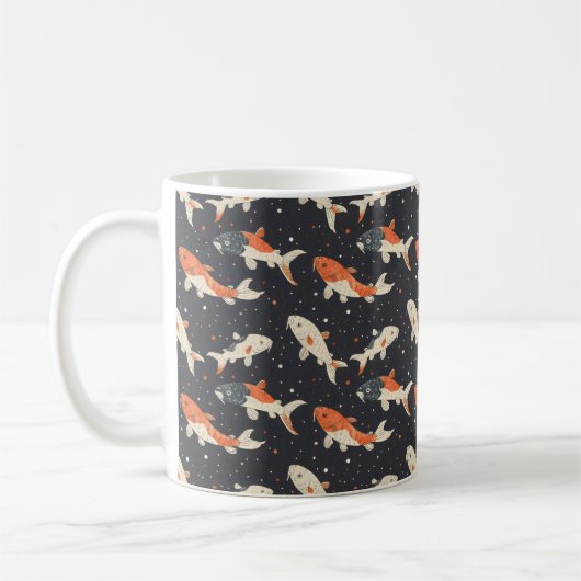 Mug Motif de Koi Carps (Gauche)