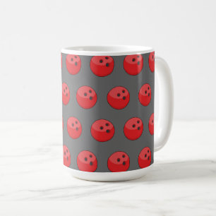Mug Motif de la balle rouge de Bowling