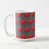 Mug Motif de la balle rouge de Bowling (Gauche)