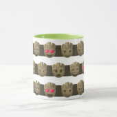 Mug Motif de la bande de Groot Emoji (Centre)