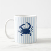 Mug Motif de la bande marine du crabe bleu (Gauche)