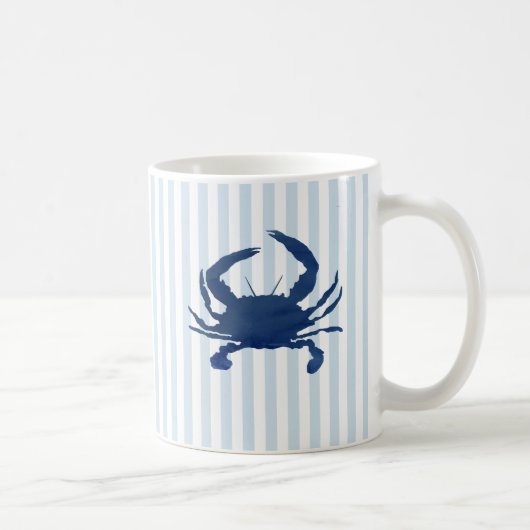 Mug Motif de la bande marine du crabe bleu (Droite)