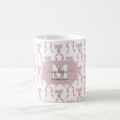 Mug Motif de la bow rose (Centre)