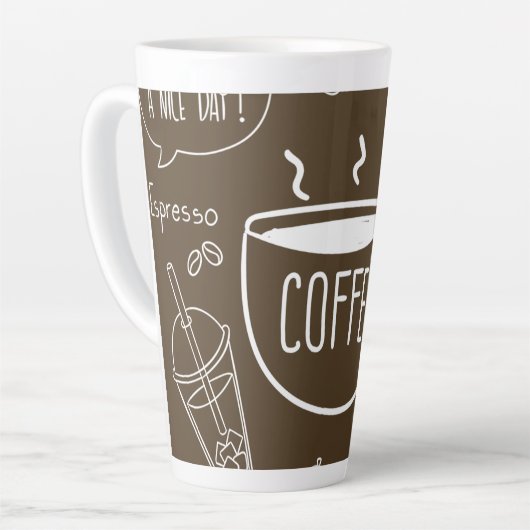 Mug Motif de la Coupe de Café Retro - Parfait pour (Angle gauche)