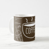 Mug Motif de la Coupe de Café Retro - Parfait pour (Devant gauche)