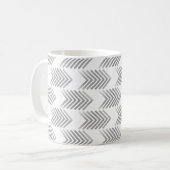 Mug Motif de la flèche de la tribu gris (Devant gauche)