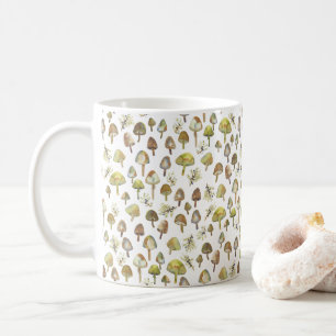 Mug Motif de la Forêt des champignons magiques