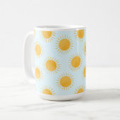 Mug Motif de la journée du Doodle Sunshine (Devant gauche)