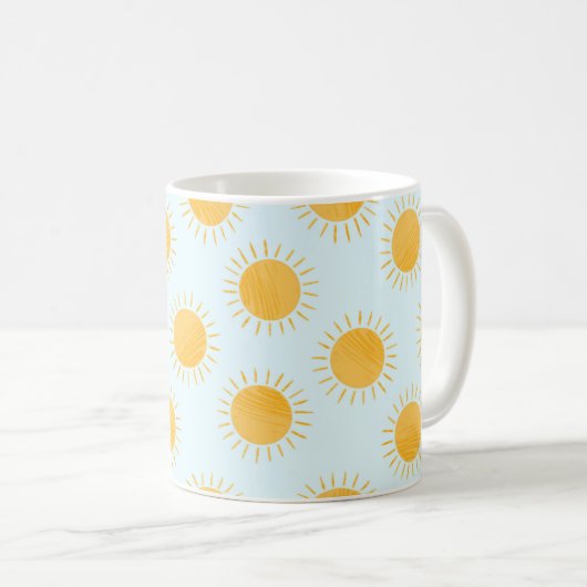 Mug Motif de la journée du Doodle Sunshine (Devant droit)