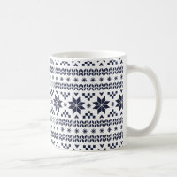 Motif de la marine Blue Fair Isle