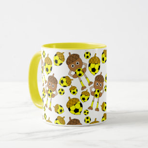 Mug Motif de la noix de football