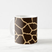 Mug Motif de la peau de la Girafe Brown (Devant gauche)