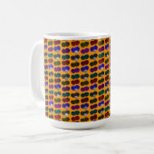 Mug Motif de la Pop Art des Bowls de pelouse, (Devant gauche)