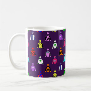 Mug Motif de la soie de jockey à cheval