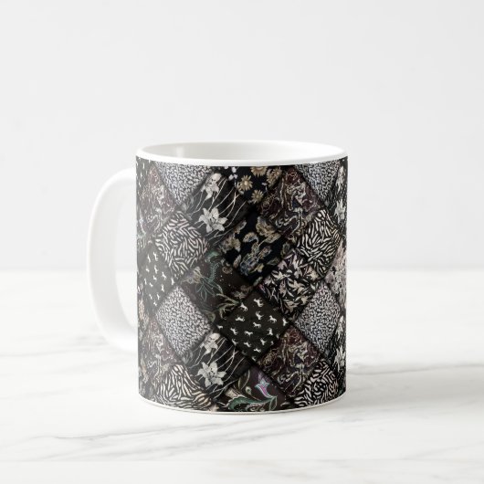 Mug Motif de la surface composée de l'apparence de la  (Devant gauche)
