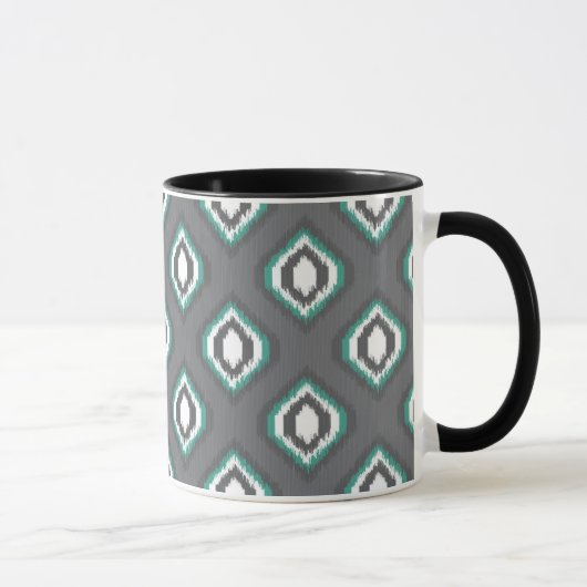Mug motif de la tribu rétro-ikat (Droite)