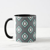 Mug motif de la tribu rétro-ikat (Gauche)