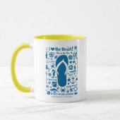 Mug Motif de la volée d'été (Gauche)