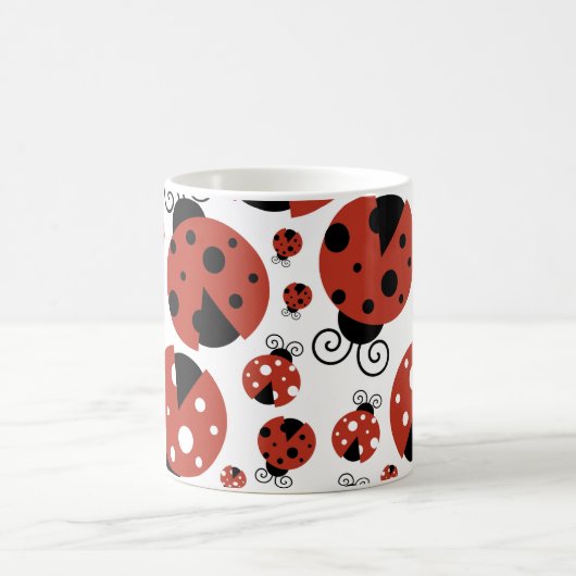 Mug Motif De Ladybugs, Mignons Ladybugs, Red Ladybugs (Centre)