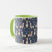 Mug Motif de lama de célébration (Devant gauche)