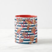 Mug Motif De L'Amidon Et De La Grève (Centre)