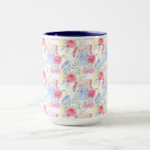 Mug Motif de licorne et de Pegasus d'aquarelle (Centre)