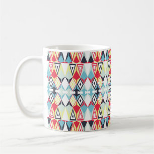 Mug Motif de ligne tribale géométrique Abstrait