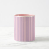Mug Motif de ligne violet et rose (Centre)
