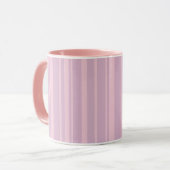 Mug Motif de ligne violet et rose (Devant gauche)