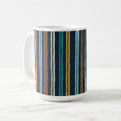 Mug Motif de lignes verticales abstraites (Devant gauche)
